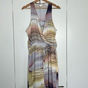 Apaña Sheer Pattern Tank Jumpsuit TX